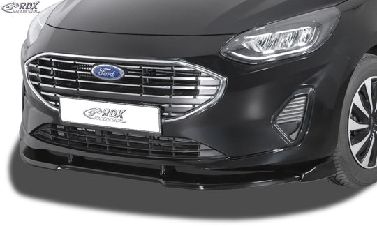 Front Spoiler VARIO-X for FORD Fiesta MK7 (MK8 in the UK) (JHH) / 2022-Present Front Lip Splitter RDX - RDX - RDFAVX30278