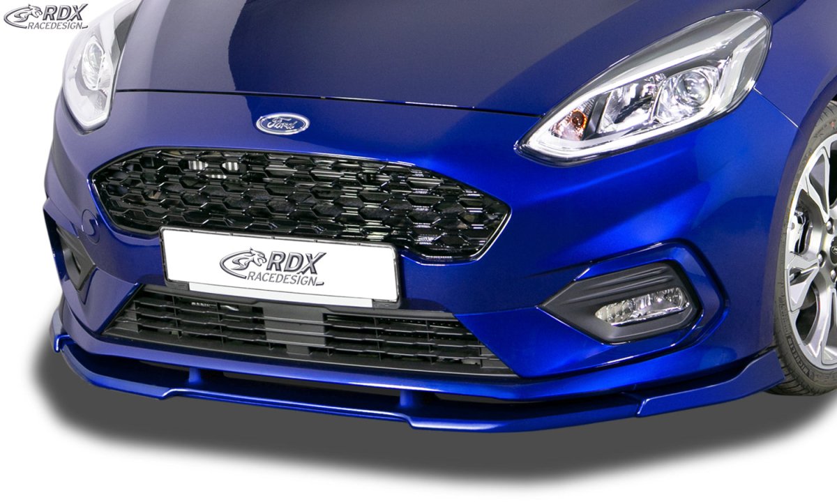 Front Spoiler VARIO-X for FORD Fiesta MK7 (MK8 in the UK) (JHH) ST-Line / 2017-2022 ST Front Lip Splitter RDX - RDX - RDFAVX30857