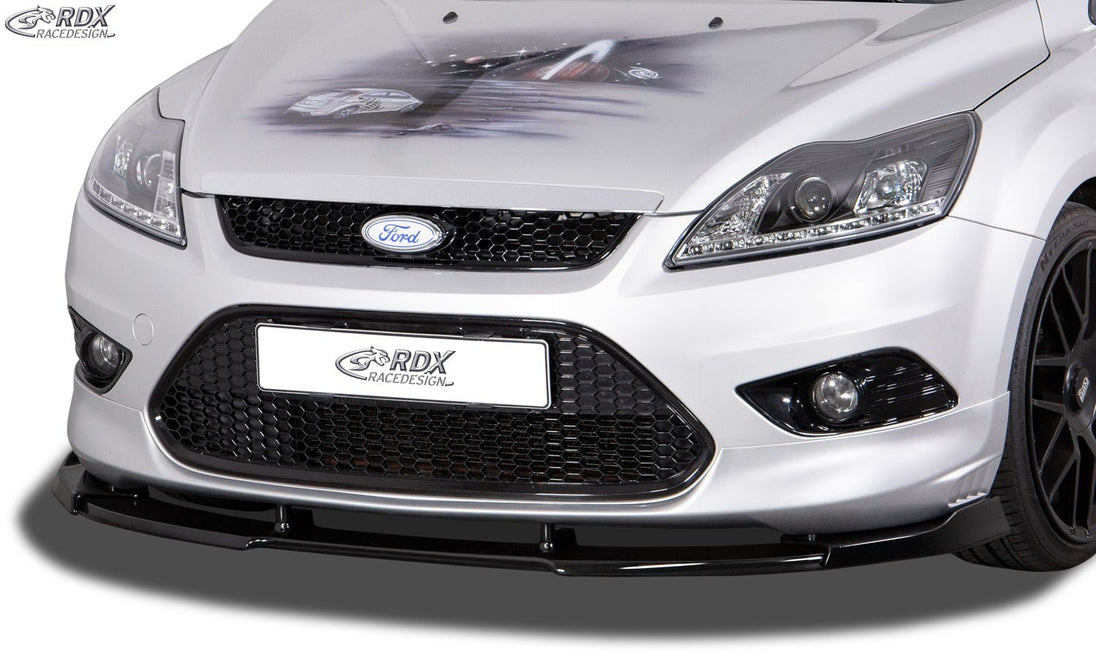 RDX VARIO-X front lip splitter for the Ford Focus 2 facelift (2008+) with the Sport or Styling Pack front bumper – image 1 of 3
