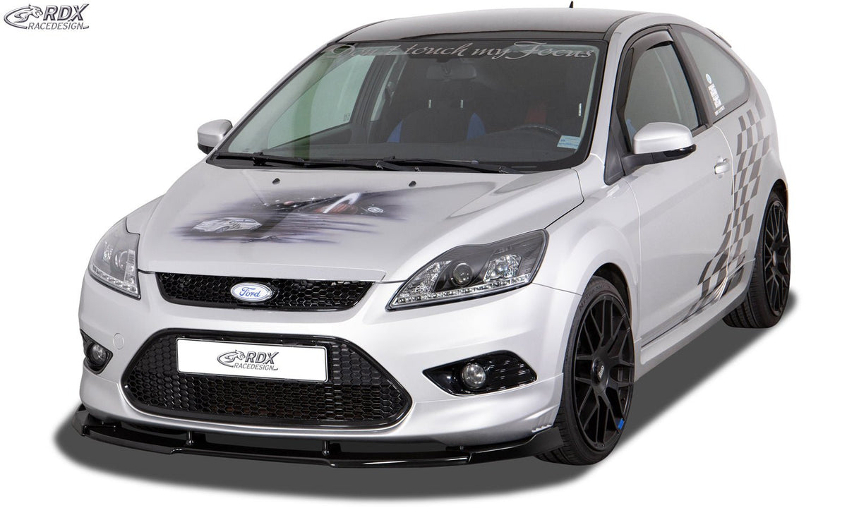 RDX VARIO-X front lip splitter for the Ford Focus 2 facelift (2008+) with the Sport or Styling Pack front bumper – image 2 of 3