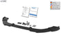 Front Spoiler VARIO-X for Front Spoiler VARIO-X for DACIA Sandero 2 OR Logan 2 (incl. MCV) Front Lip Splitter - RDX - RDX - RDFAVX30617
