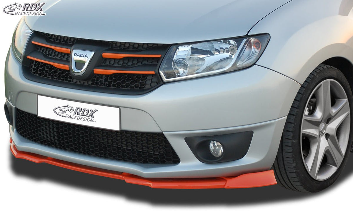 Front Spoiler VARIO-X for Front Spoiler VARIO-X for DACIA Sandero 2 OR Logan 2 (incl. MCV) Front Lip Splitter - RDX - RDX - RDFAVX30617