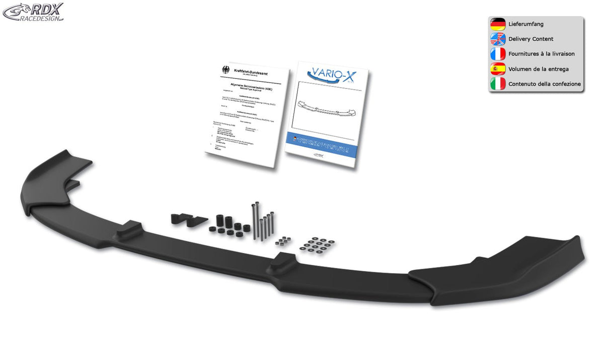 Front Spoiler VARIO-X for KIA Ceed & ProCeed GT / GT-Line (CD) Front Lip Splitter - RDX - Front Lip - RDX - RDFAVX30091