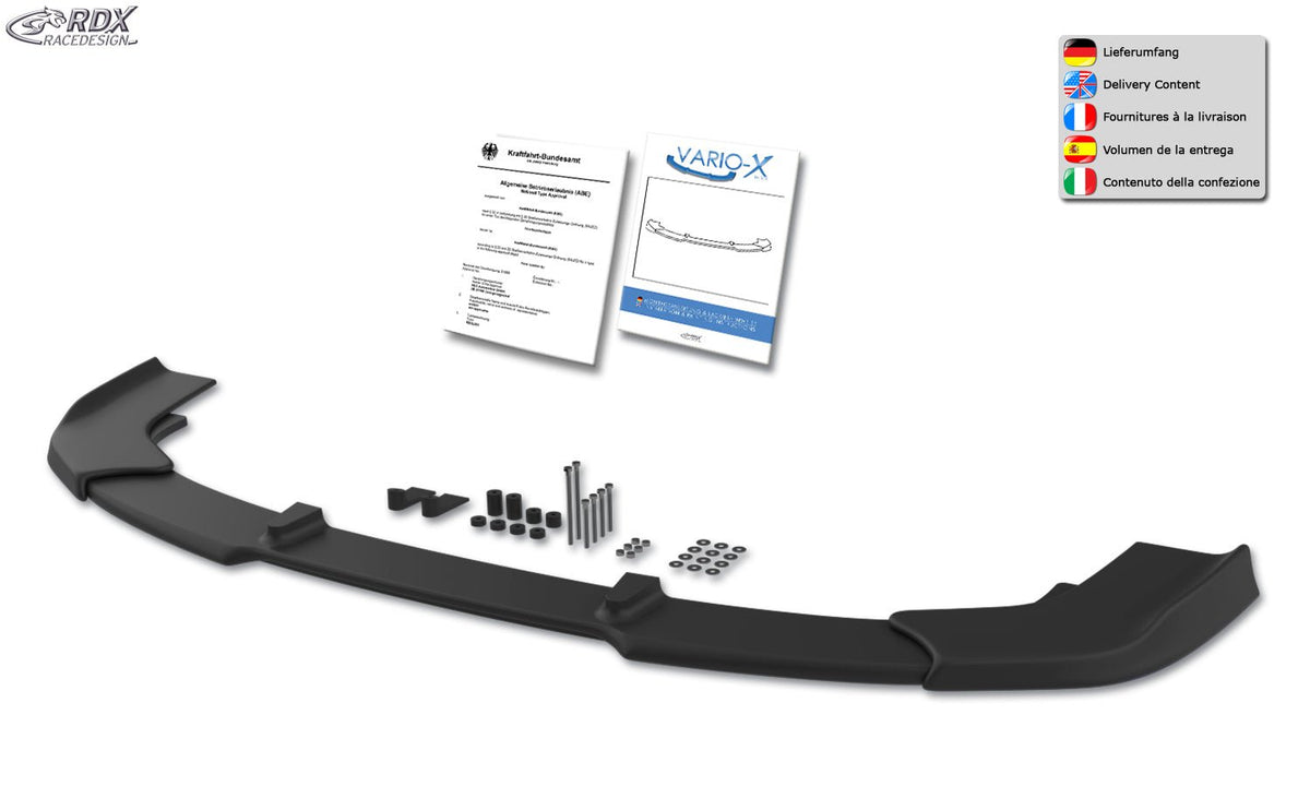 Front Spoiler VARIO-X for MAZDA 3 (BL) 2009-2011 Front Lip Splitter - RDX - Front Lip - RDX - RDFAVX30685