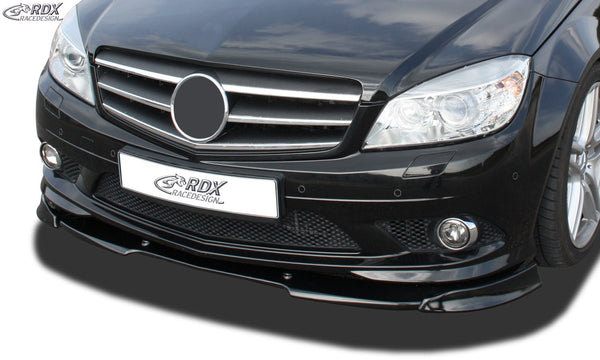 Spoiler delantero VARIO-X para MERCEDES Clase C W204 / S204 con estilo AMG -2011 (apto para vehículos con parachoques delantero de estilo AMG) Splitter de labio delantero - RDX