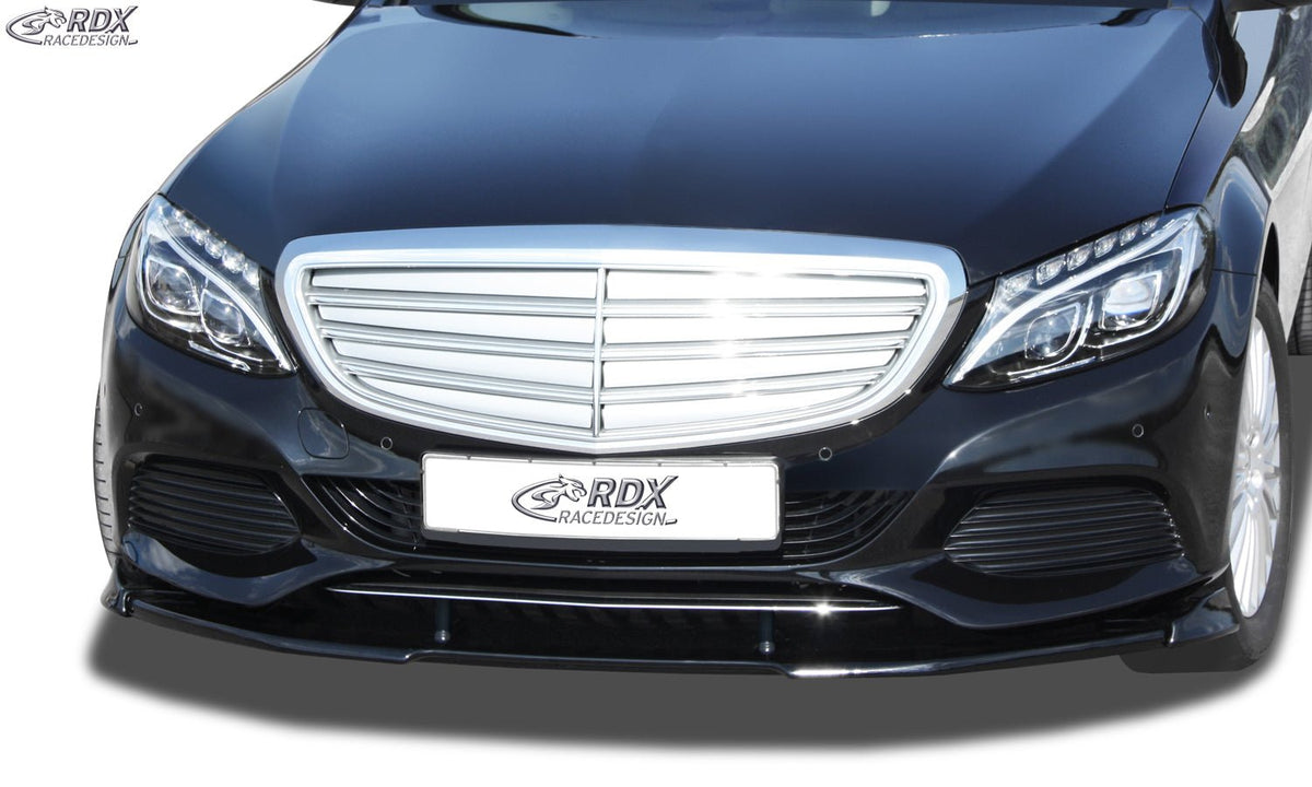 Front Spoiler VARIO-X for MERCEDES C-Class W205, S205, C205 (-2018) "V1" Front Lip Splitter - RDX - Front Lip - RDX - RDFAVX30749