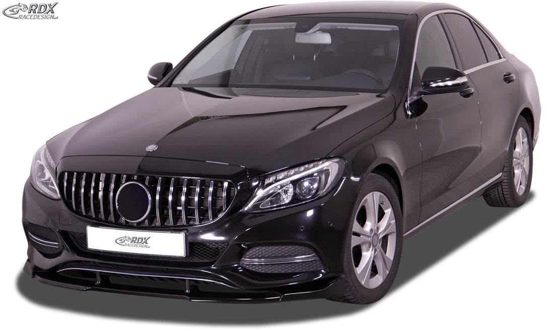 Front Spoiler VARIO-X for MERCEDES C-Class W205, S205, C205 (-2018) "V2" Front Lip Splitter - RDX - Front Lip - RDX - RDFAVX30123