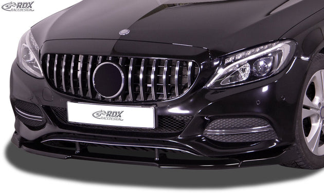 Front Spoiler VARIO-X for MERCEDES C-Class W205, S205, C205 (-2018) "V2" Front Lip Splitter - RDX - Front Lip - RDX - RDFAVX30123