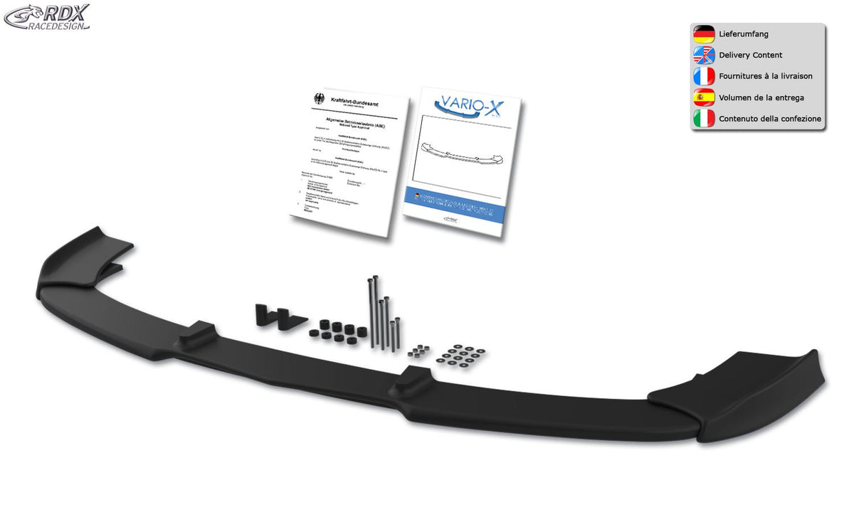 Front Spoiler VARIO-X for MERCEDES CL-Class C216 (-2010) Front Lip Splitter - RDX - Front Lip - RDX - RDFAVX30905