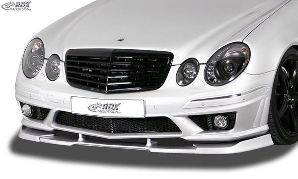 Front Spoiler VARIO-X for MERCEDES E-class W211 AMG 2006-2009 (Fit for AMG and Cars with AMG Frontbumper) Front Lip Splitter - RDX