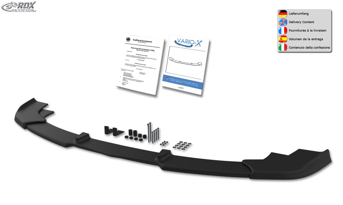 Front Spoiler VARIO-X for MERCEDES R-Class W251 (2010-2017) Front Lip Splitter - RDX - Front Lip - RDX - RDFAVX30879