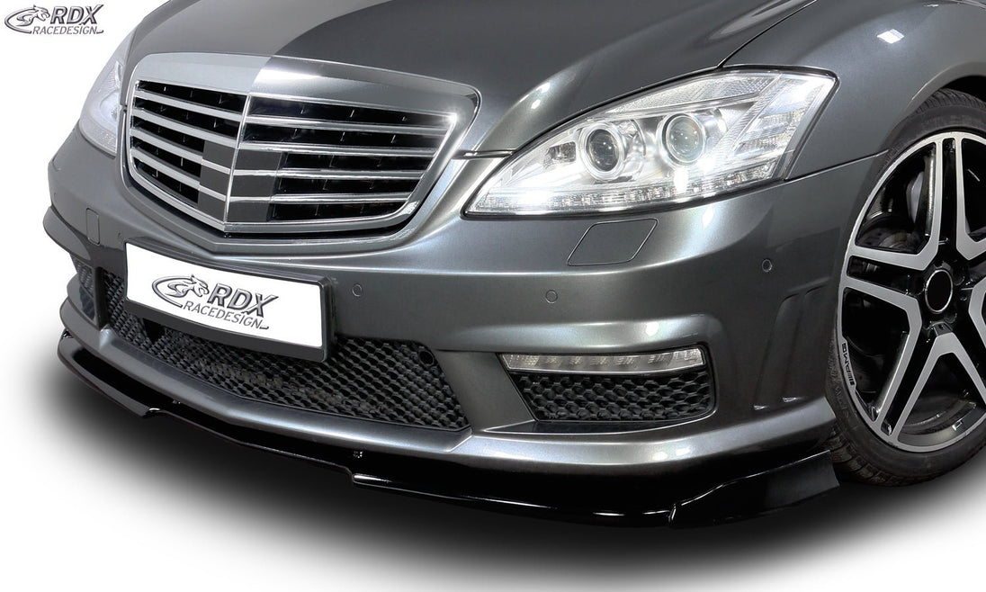 Front Spoiler VARIO-X for MERCEDES S-class W221 AMG 2009+ (Fit for AMG and Cars with AMG Frontbumper) Front Lip Splitter - RDX - Front Lip - RDX - RDFAVX30375
