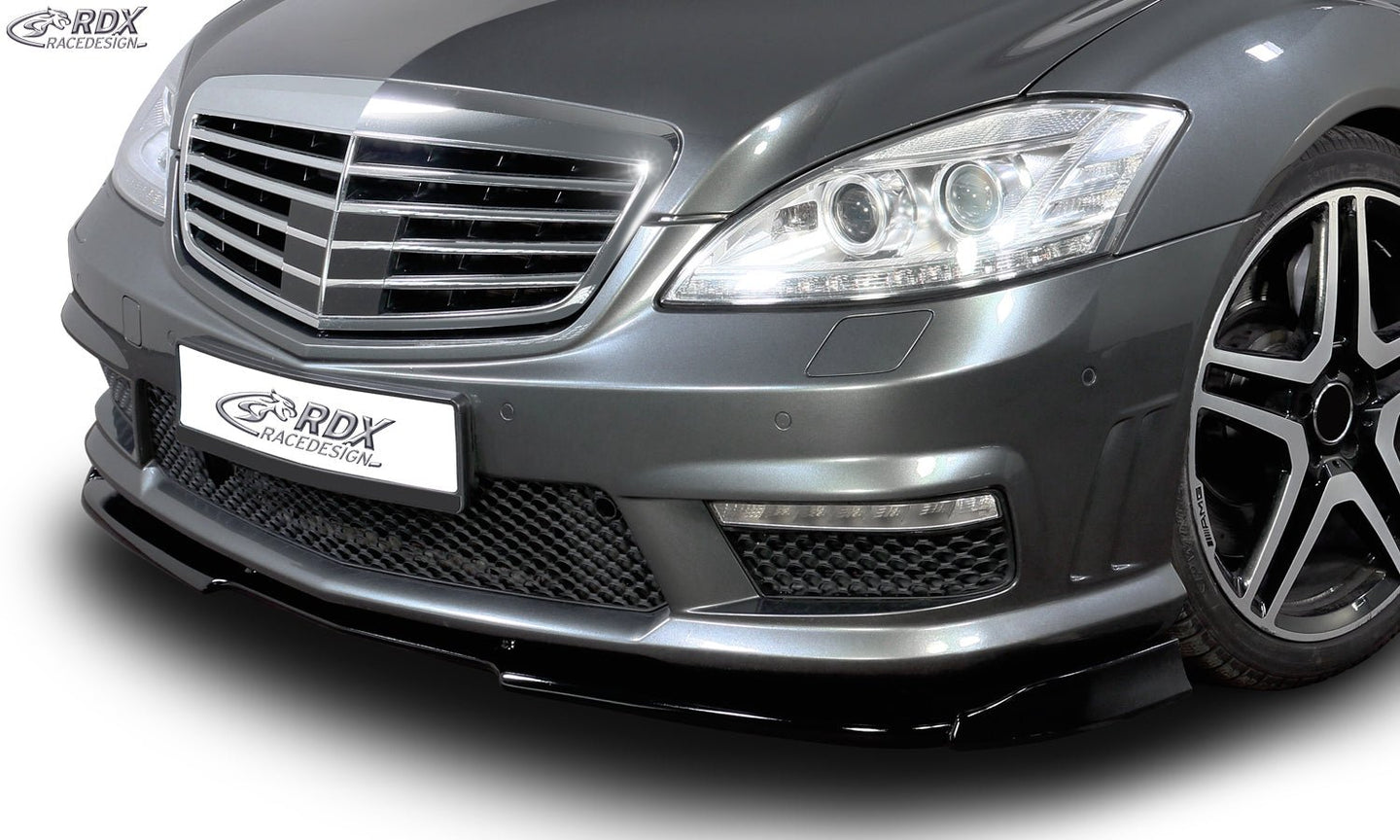 Front Spoiler VARIO-X for MERCEDES S-class W221 AMG 2009+ (Fit for AMG and Cars with AMG Frontbumper) Front Lip Splitter - RDX - Front Lip - RDX - RDFAVX30375