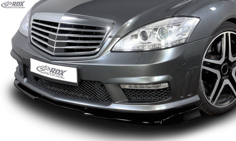 Frontspoiler VARIO-X für MERCEDES S-Klasse W221 AMG 2009+ (passend für AMG und Fahrzeuge mit AMG Frontstoßstange) Frontlippe Splitter - RDX