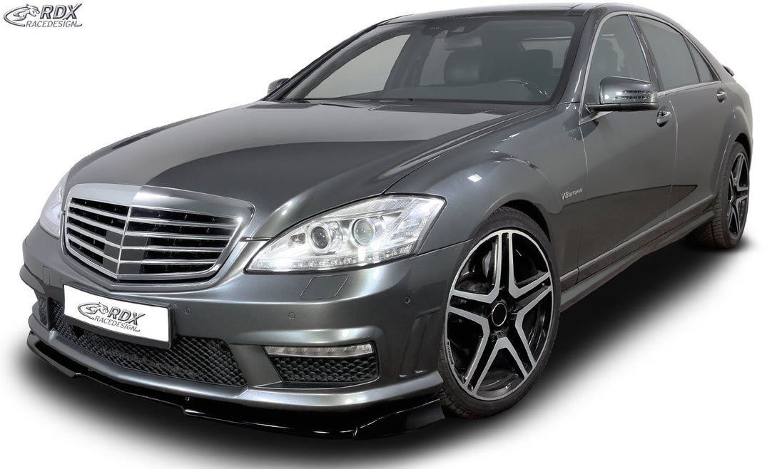 Front Spoiler VARIO-X for MERCEDES S-class W221 AMG 2009+ (Fit for AMG and Cars with AMG Frontbumper) Front Lip Splitter - RDX - Front Lip - RDX - RDFAVX30375