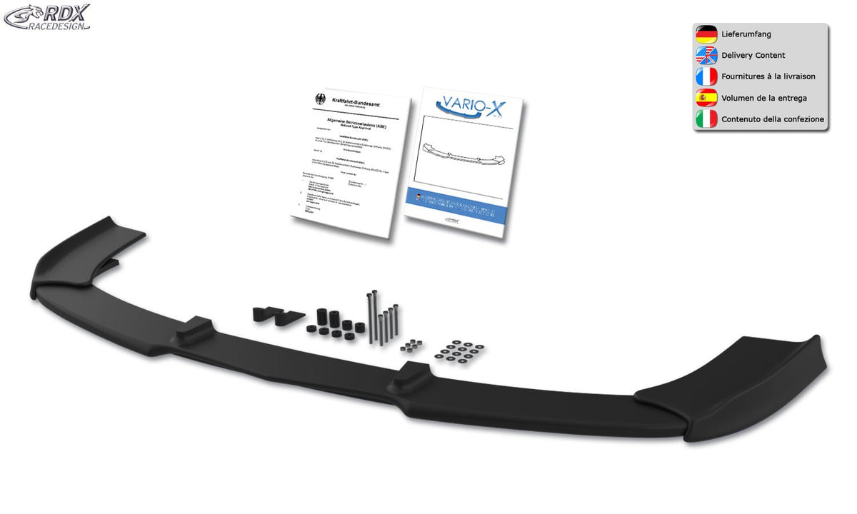 Front Spoiler VARIO-X for MERCEDES SL-Klasse SL 55 AMG R230 Front Lip Splitter - RDX - Front Lip - RDX - RDFAVX30945