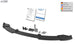 Front Spoiler VARIO-X for MINI R56 / R57 (for cars with Hypersport Aerodynamic-Kit) Front Lip Splitter RDX - RDX - RDFAVX30726