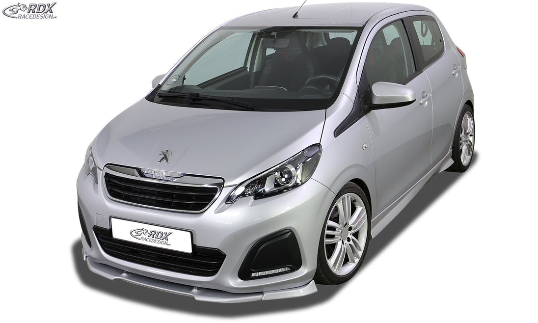 Front Spoiler VARIO-X for PEUGEOT 108 Front Lip Splitter - RDX - Front Lip - RDX - RDFAVX30788