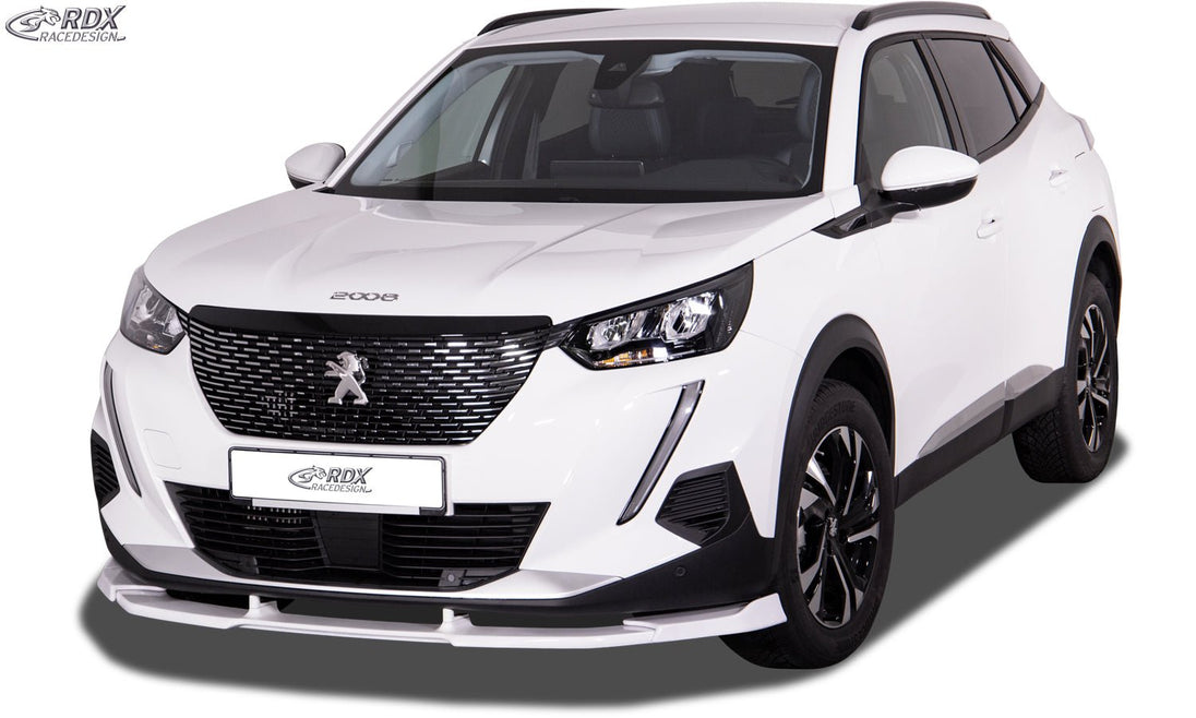 Front Spoiler VARIO-X for PEUGEOT 2008 (U) 2019+ Front Lip Splitter - RDX - Front Lip - RDX - RDFAVX30131
