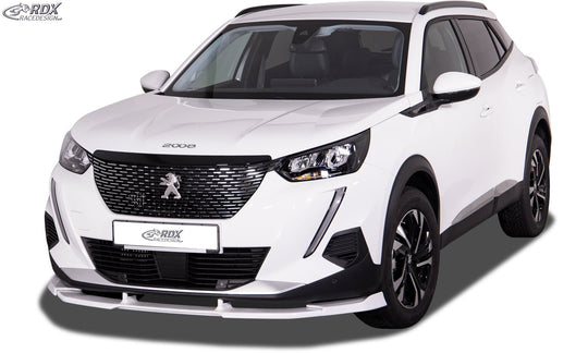 Front Spoiler VARIO-X for PEUGEOT 2008 (U) 2019+ Front Lip Splitter - RDX - Front Lip - RDX - RDFAVX30131