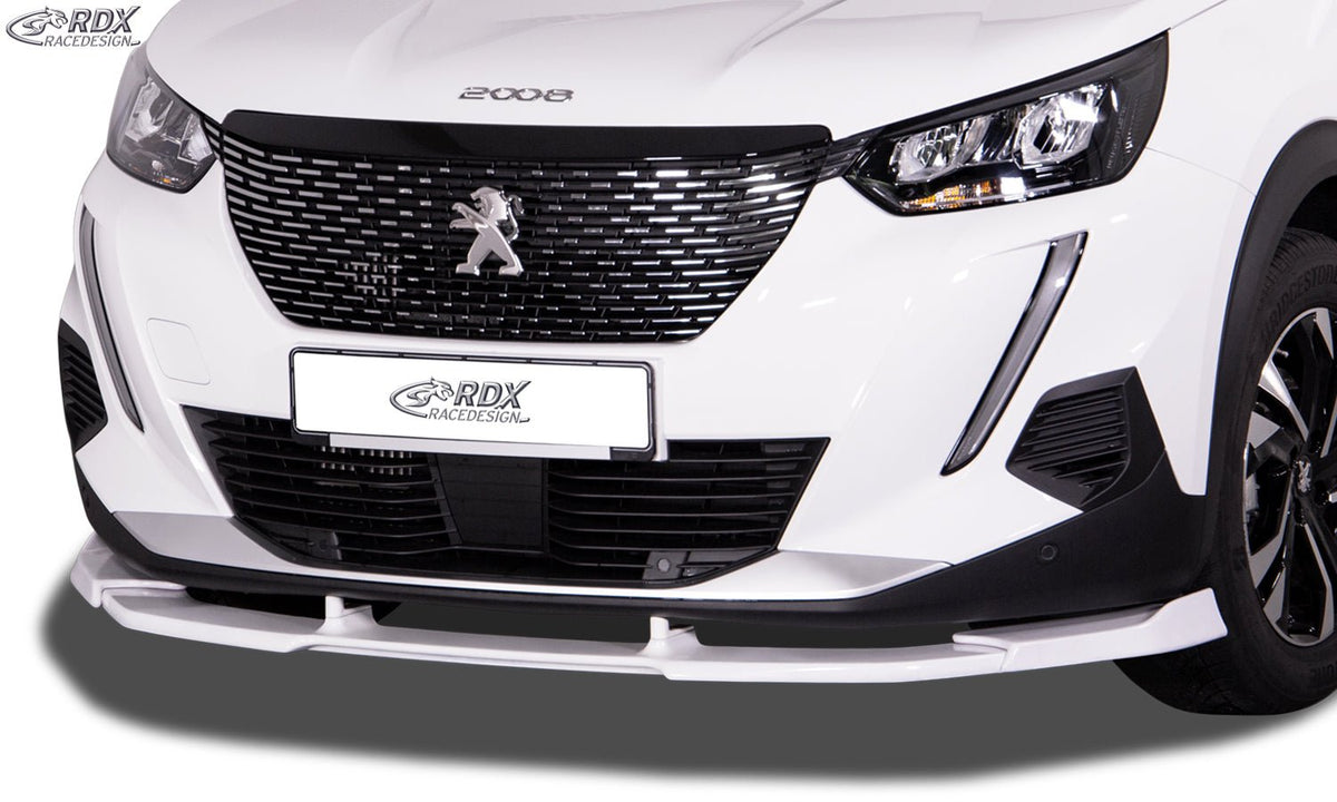 Front Spoiler VARIO-X for PEUGEOT 2008 (U) 2019+ Front Lip Splitter - RDX - Front Lip - RDX - RDFAVX30131