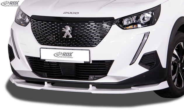 Front Spoiler VARIO-X for PEUGEOT 2008 (U) 2019+ Front Lip Splitter - RDX - Front Lip - RDX - RDFAVX30131
