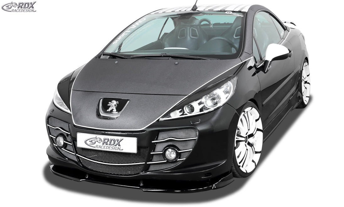Front Spoiler VARIO-X for PEUGEOT 207 with Abbes-Front Front Lip Splitter - RDX - Front Lip - RDX - RDFAVX30771