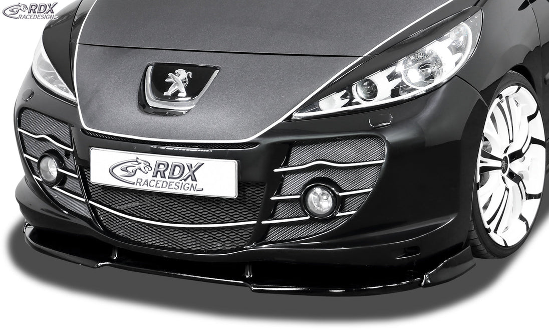 Front Spoiler VARIO-X for PEUGEOT 207 with Abbes-Front Front Lip Splitter - RDX - Front Lip - RDX - RDFAVX30771