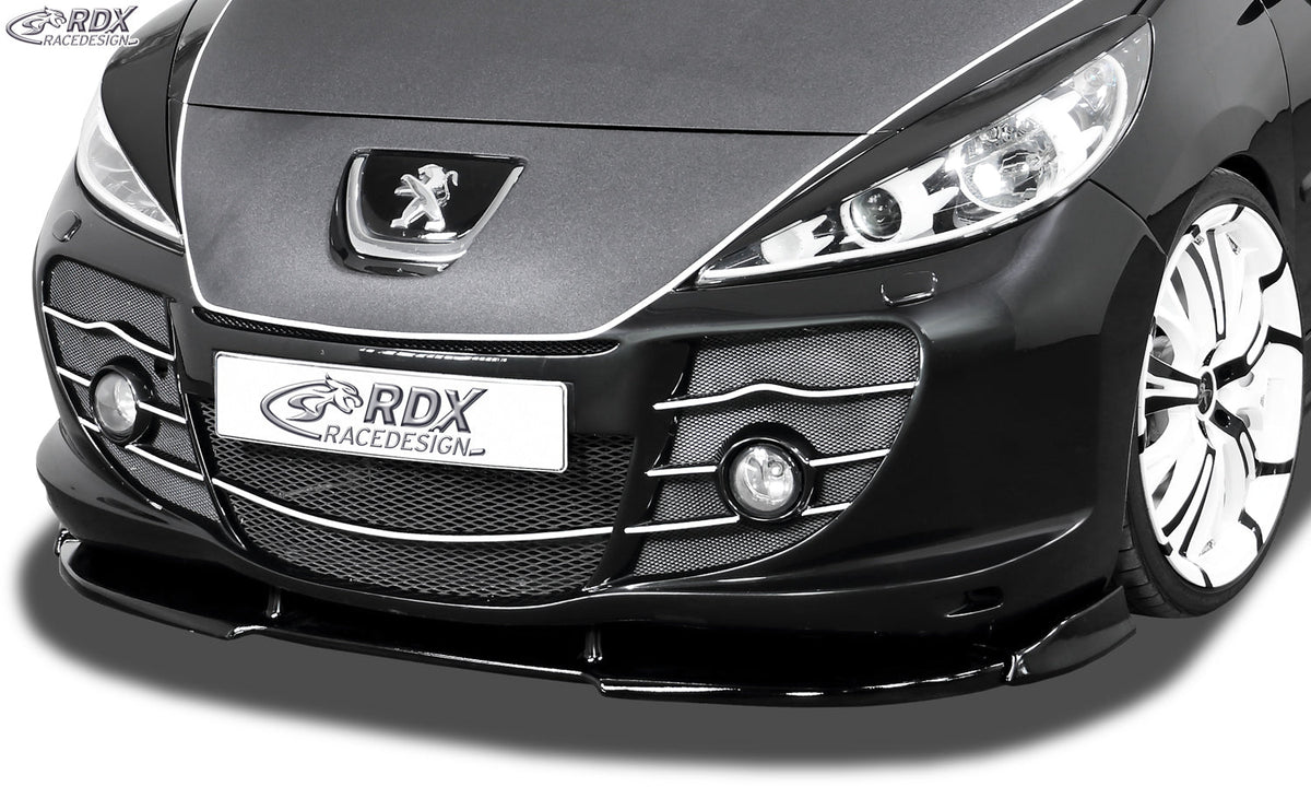 Front Spoiler VARIO-X for PEUGEOT 207 with Abbes-Front Front Lip Splitter - RDX - Front Lip - RDX - RDFAVX30771