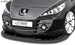 Front Spoiler VARIO-X for PEUGEOT 207 with Abbes-Front Front Lip Splitter - RDX - Front Lip - RDX - RDFAVX30771