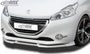 Front Spoiler VARIO-X for PEUGEOT 208 (2012-2019) Front Lip Splitter - RDX - Front Lip - RDX - RDFAVX30675
