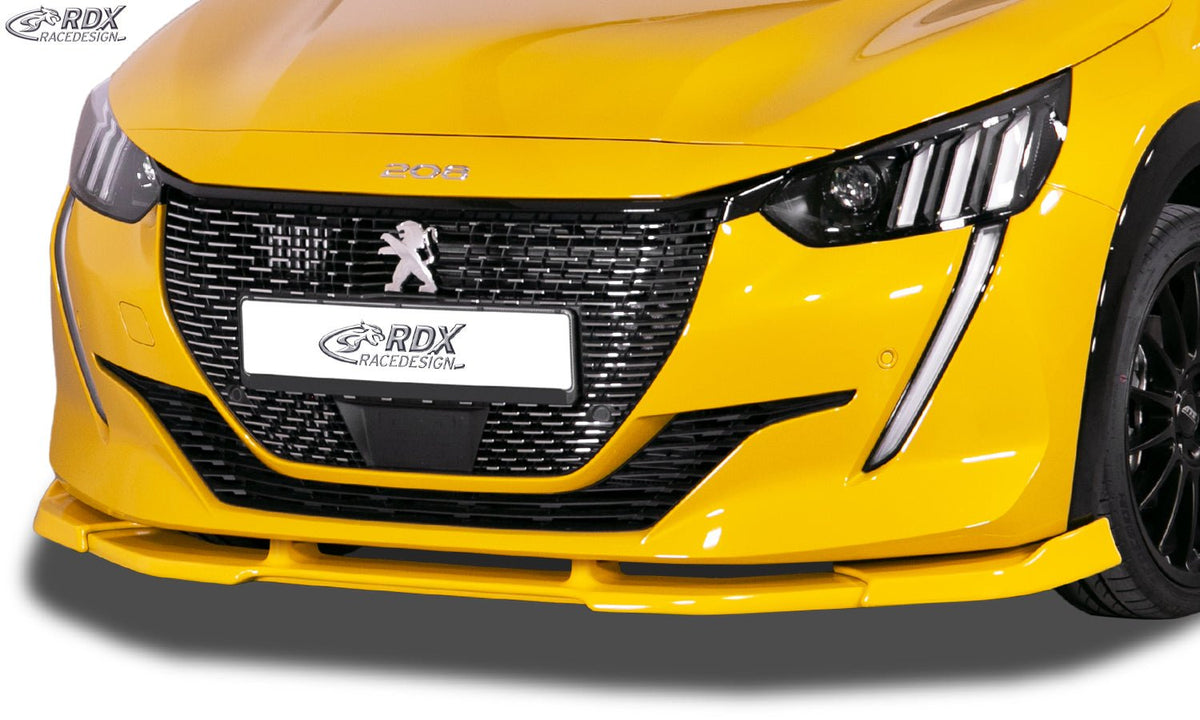 Front Spoiler VARIO-X for PEUGEOT 208 (U) 2019+ Front Lip Splitter - RDX - Front Lip - RDX - RDFAVX30922