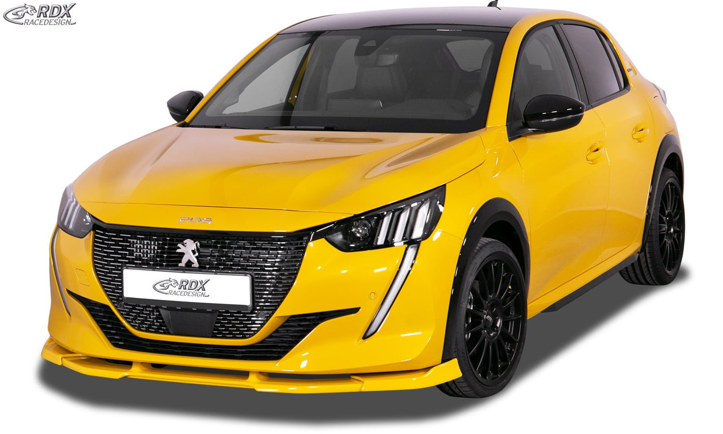 Front Spoiler VARIO-X for PEUGEOT 208 (U) 2019+ Front Lip Splitter - RDX - Front Lip - RDX - RDFAVX30922