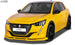 Front Spoiler VARIO-X for PEUGEOT 208 (U) 2019+ Front Lip Splitter - RDX - Front Lip - RDX - RDFAVX30922