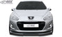 Front Spoiler VARIO-X for PEUGEOT 308 Phase 2 Front Lip Splitter - RDX - Front Lip - RDX - RDFAVX30449