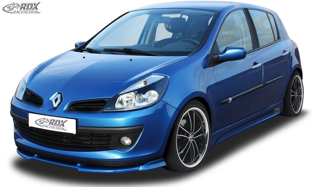 Front Spoiler VARIO-X for RENAULT Clio 3 Phase 1 (not RS) Front Lip Splitter - RDX - Front Lip - RDX - RDFAVX30471