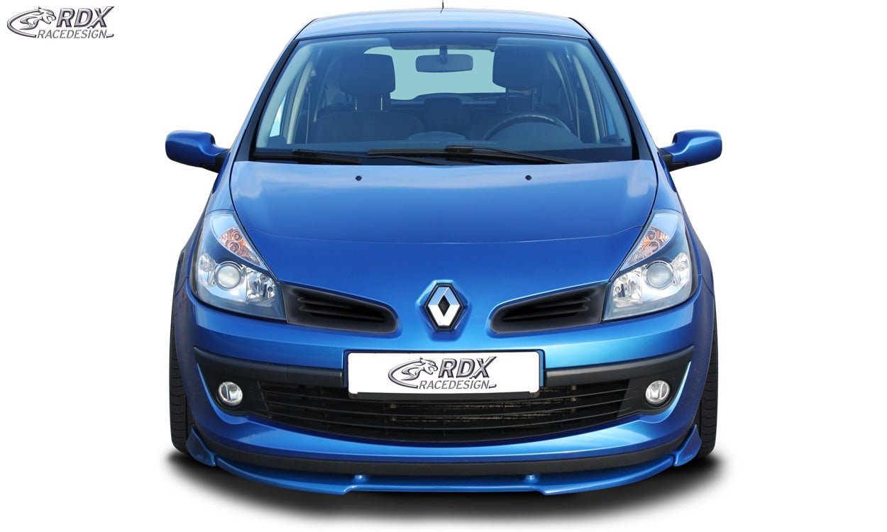 Front Spoiler VARIO-X for RENAULT Clio 3 Phase 1 (not RS) Front Lip Splitter - RDX - Front Lip - RDX - RDFAVX30471