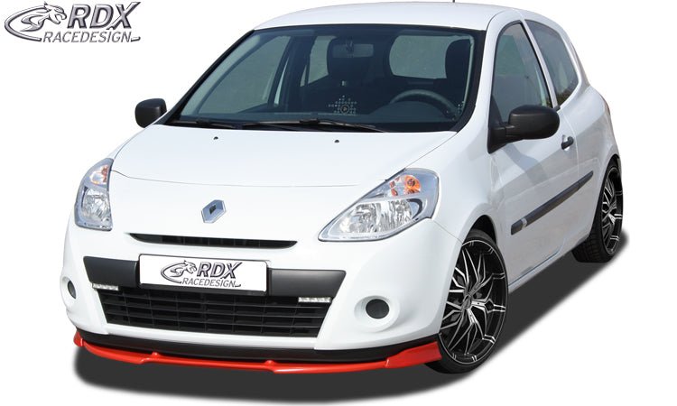 Front Spoiler VARIO-X for RENAULT Clio 3 Phase 2 (not RS) Front Lip Splitter - RDX - Front Lip - RDX - RDFAVX30473
