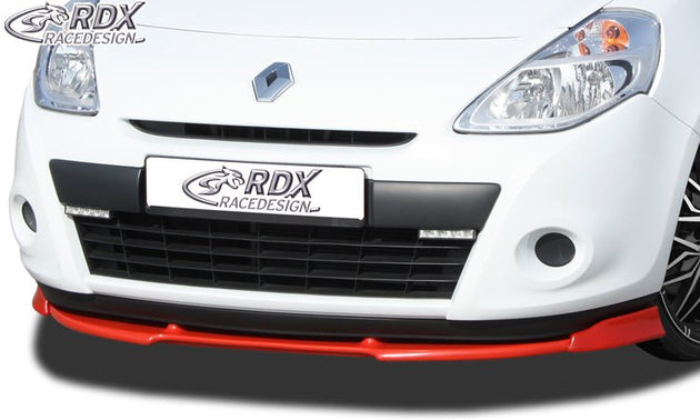 Front Spoiler VARIO-X for RENAULT Clio 3 Phase 2 (not RS) Front Lip Splitter - RDX - Front Lip - RDX - RDFAVX30473