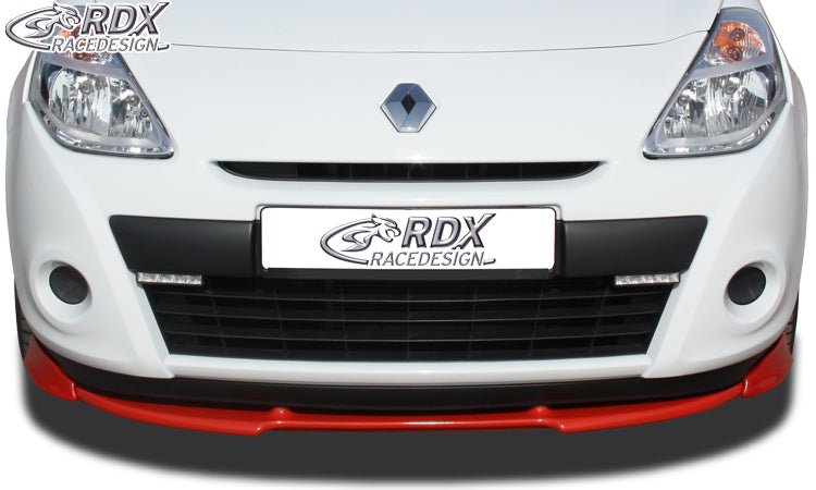 Front Spoiler VARIO-X for RENAULT Clio 3 Phase 2 (not RS) Front Lip Splitter - RDX - Front Lip - RDX - RDFAVX30473