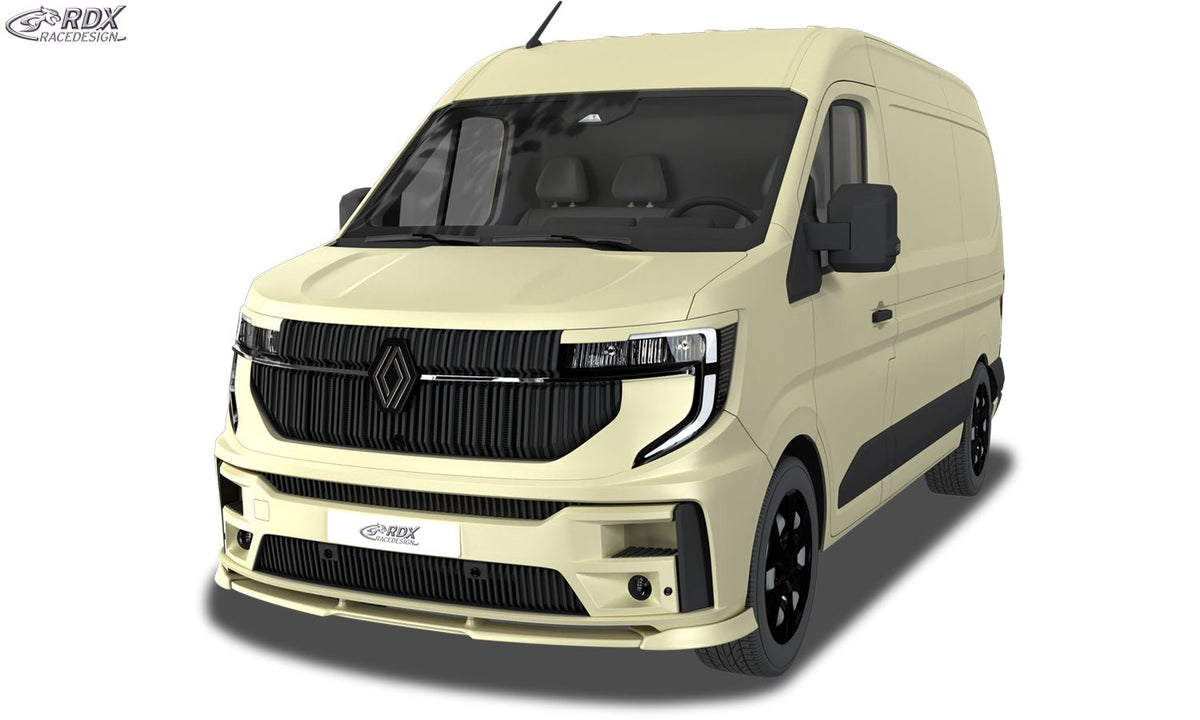 Front Spoiler VARIO-X for RENAULT Master & NISSAN Interstar (2024-present) Front Lip Splitter - RDX - Front Lip - RDX - RDFAVX30270