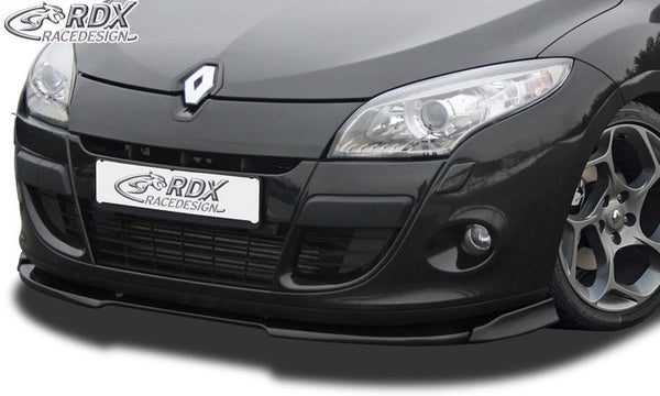 Spoiler delantero VARIO-X para RENAULT Megane 3 Coupé / Cabrio / CC (-2012) Splitter de labio delantero - RDX