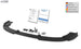 Front Spoiler VARIO-X for RENAULT Megane 3 GT / GT-Line 2011+ Front Lip Splitter - RDX - Front Lip - RDX - RDFAVX30484