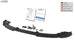 Front Spoiler VARIO-X for RENAULT Twingo 2 RS Phase 1 Front Lip Splitter - RDX - Front Lip - RDX - RDFAVX30465