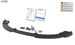 Front Spoiler VARIO-X for SEAT Ibiza 6J, 6J SC & 6J ST -03/2012 (not FR, Cupra, Bocanegra) Front Lip Splitter - RDX - Front Lip - RDX - RDFAVX30016