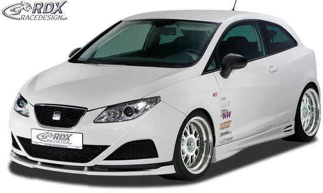 Front Spoiler VARIO-X for SEAT Ibiza 6J, 6J SC & 6J ST -03/2012 (not FR, Cupra, Bocanegra) Front Lip Splitter - RDX - Front Lip - RDX - RDFAVX30016