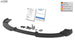 Front Spoiler VARIO-X for SEAT Ibiza 6J, 6J SC & 6J ST Facelift 04/2012+ (not FR) Front Lip Splitter - RDX - Front Lip - RDX - RDFAVX30039