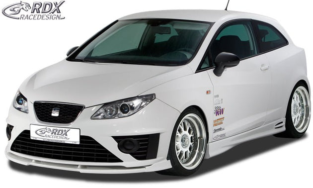 Front Spoiler VARIO-X for SEAT Ibiza 6J with for SEAT Aerodynamik-Kit -03/2012 Front Lip Splitter - RDX - Front Lip - RDX - RDFAVX30019