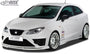 Front Spoiler VARIO-X for SEAT Ibiza 6J with for SEAT Aerodynamik-Kit -03/2012 Front Lip Splitter - RDX - Front Lip - RDX - RDFAVX30019