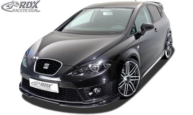 Front Spoiler VARIO-X for SEAT Leon 1P Facelift 2009+ FR & Cupra Front Lip Splitter - RDX - Front Lip - RDX - RDFAVX30020